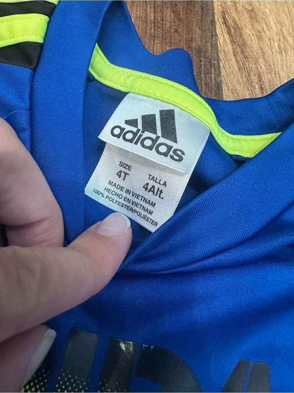 Lot of 4T Under Armour Adidas Shirts Top Activewear Boy Toddler Zip Up